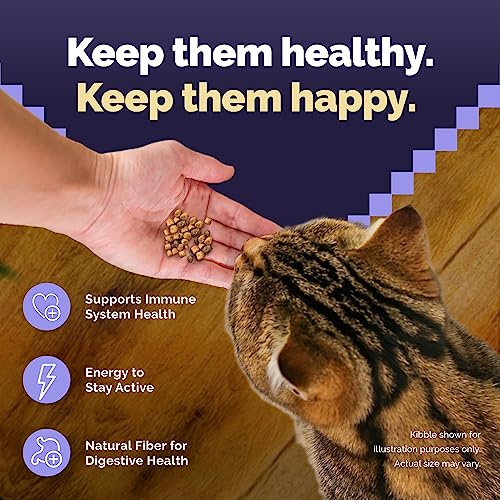 Blue Buffalo Cat Food for Mature Cats, Natural Chicken Recipe, Senior Dry Cat Food, 5 Lb Bag thumbnail