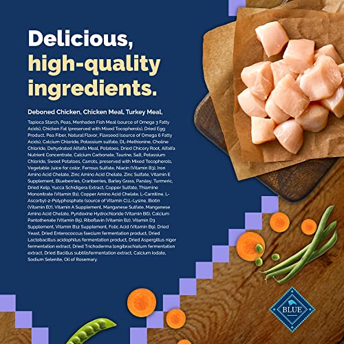 Blue Buffalo Cat Food, Natural Chicken Recipe, High Protein, Adult Dry Cat Food, 12 Lb Bag thumbnail