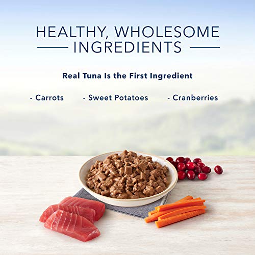 Blue Buffalo Healthy Gourmet Natural Adult Flaked Wet Cat Food Tuna 5.5-oz Cans (Pack of 24) thumbnail