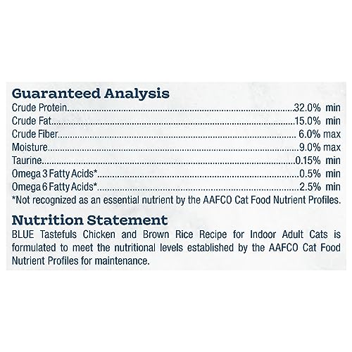 Blue Buffalo Tastefuls Indoor Natural Adult Dry Cat Food, Chicken 15lb Bag thumbnail