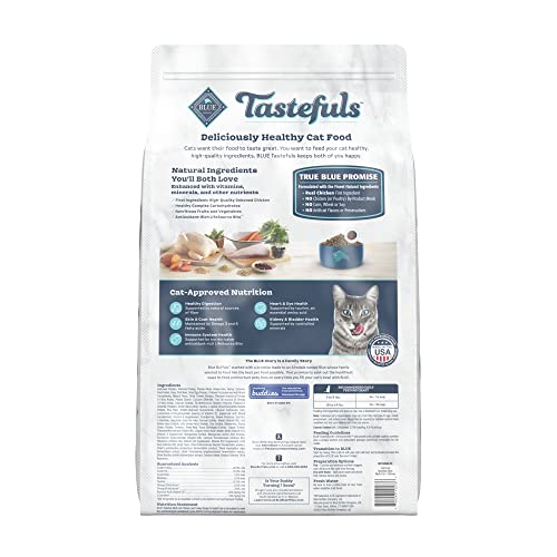 Blue Buffalo Tastefuls Multi Cat Natural Adult Dry Cat Food, Chicken and Turkey 15lb Bag thumbnail