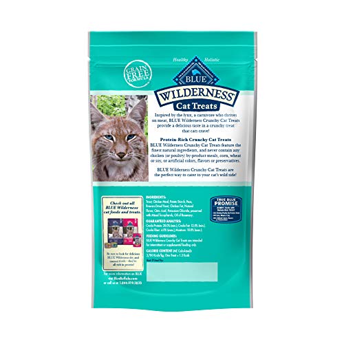 Blue Buffalo Wilderness Crunchy Cat Treats, Trout 2-oz Bag (12 Pack) thumbnail