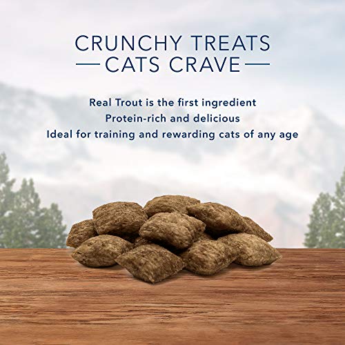 Blue Buffalo Wilderness Crunchy Cat Treats, Trout 2-oz Bag (12 Pack) thumbnail