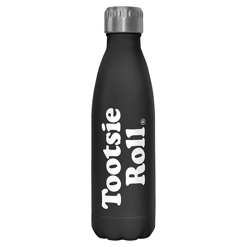 Tootsie Roll Logo 17-oz. Stainless Steel Water Bottle, Black
