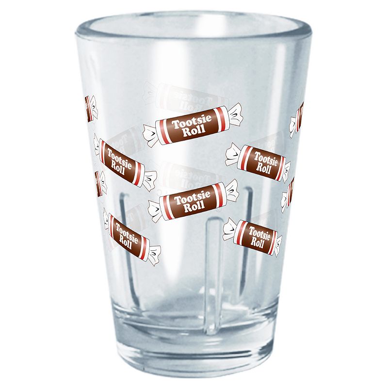 Tootsie Roll Toss Pattern 2-oz. Tritan Shot Glass, Clear