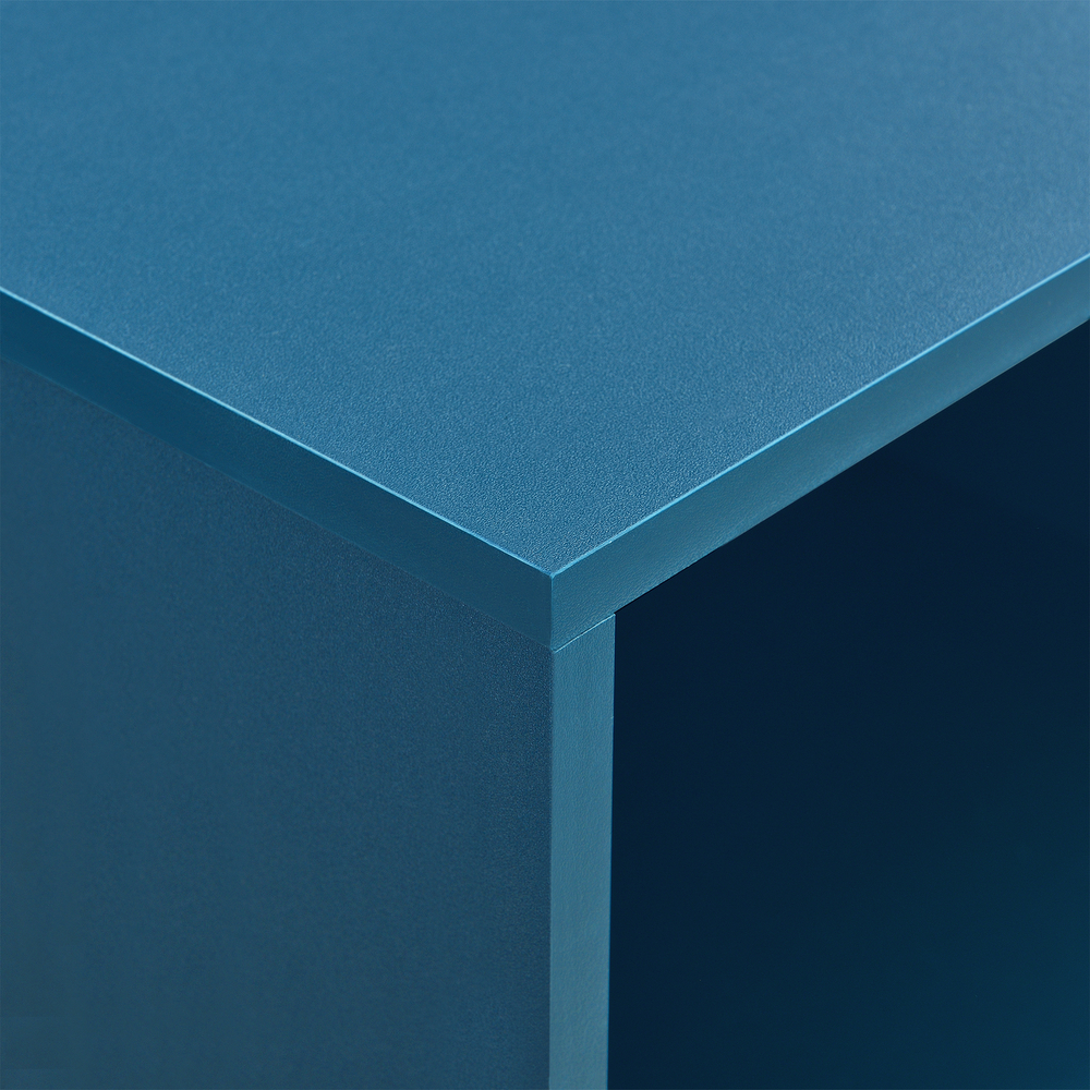 [en. Casa]® Wandregal in Türkis - MDF Furniert - Perfekt Kombinierbar - 15x30x15cm