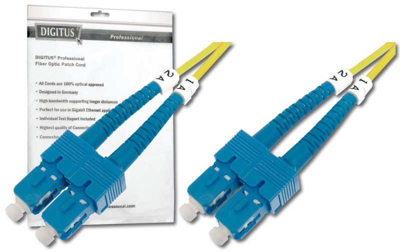Digitus Fiber Optic Singlemode Patch Cord. SC / SC