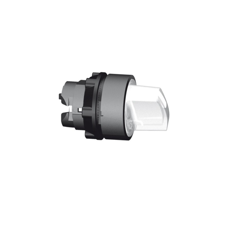 Schneider Electric Harmony XB5 Series 3 Position Illuminated Selector Switch Head, 22 Mm Cutout, White Handle, IP65