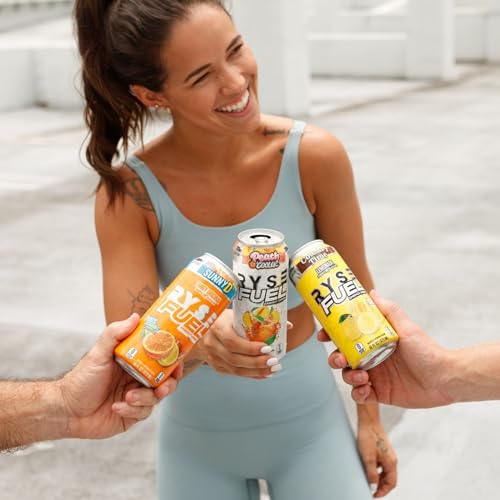 RYSE Fuel Sugar Free Energy Drink | Vegan Friendly, Gluten Free | No Fillers & No Artificial Colors | 0 Calories | 200mg Natural Caffeine | 12 Pack (S thumbnail
