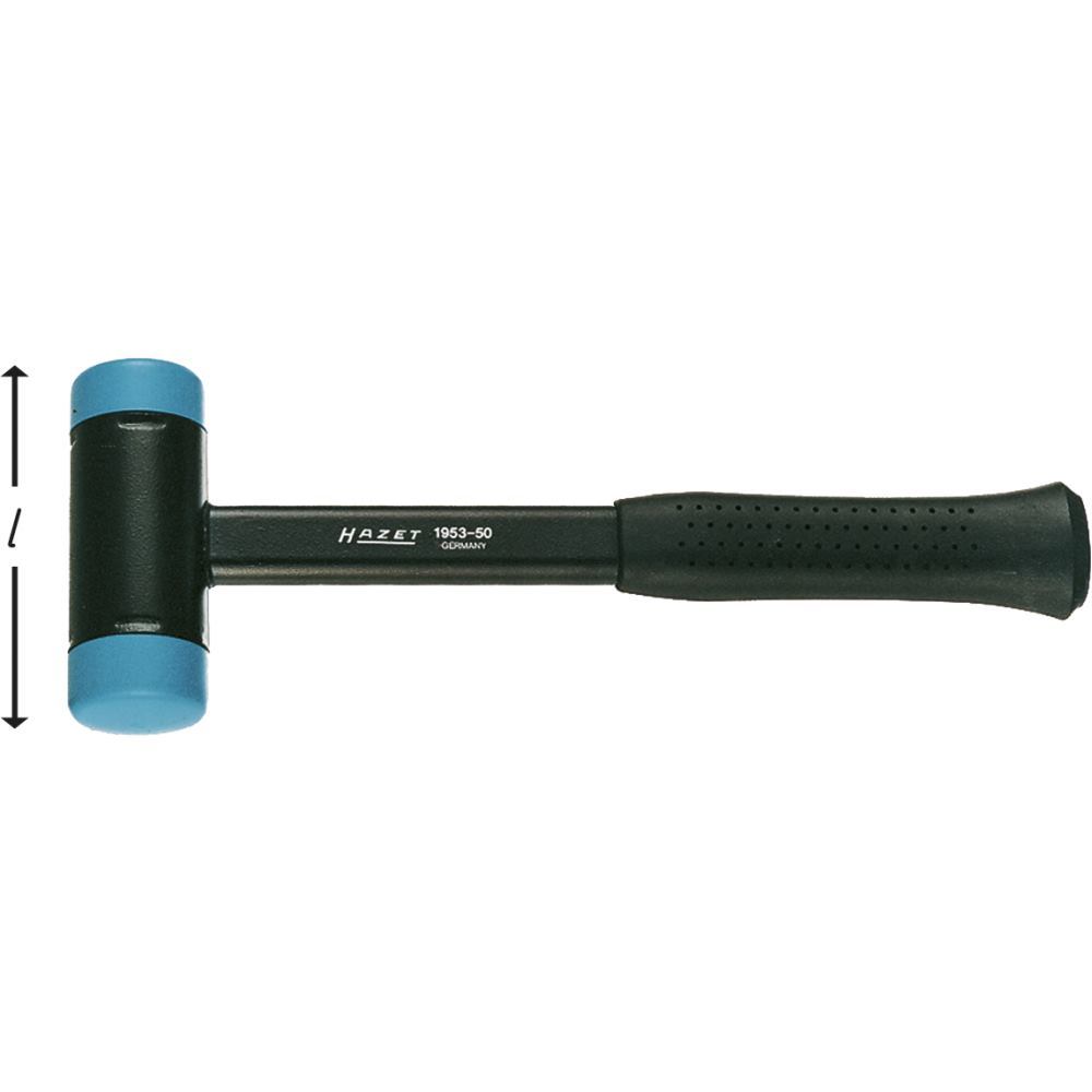 Hazet 1953-35 Schonhammer Mittelhart, Rckschlagsfrei 115 Mm
