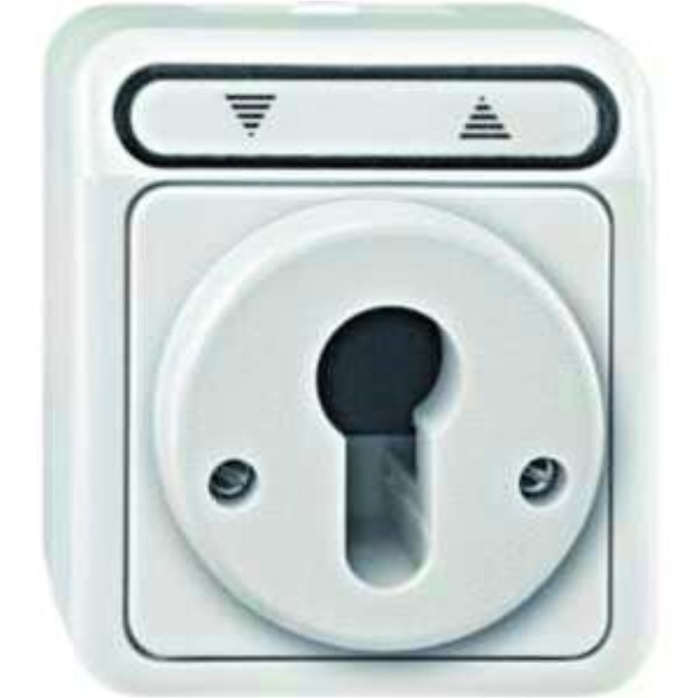 MERTEN Rollladen-Tast-Rast F.Schliesszylinder Lichtgr AQUASTAR MEG3 MEG3717-8029 (MEG3717-8029)