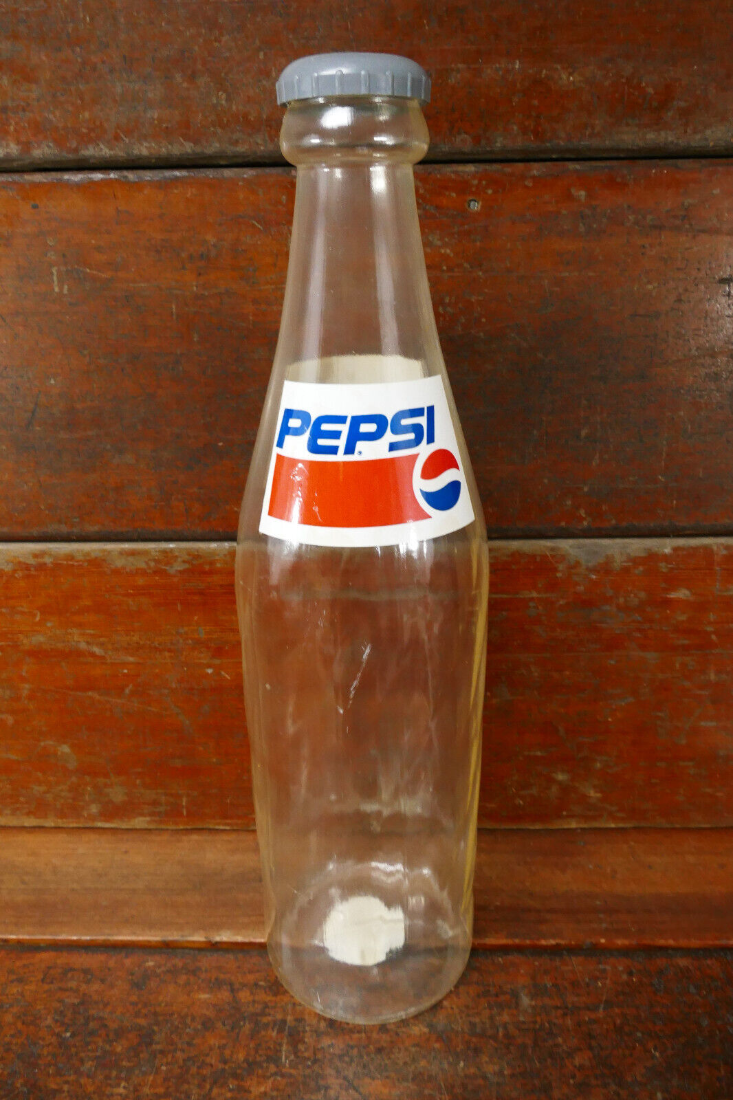 Vintage GIANT Pepsi Cola Plastic Soda Bottle Advertising Coin Bank - 24” Tall