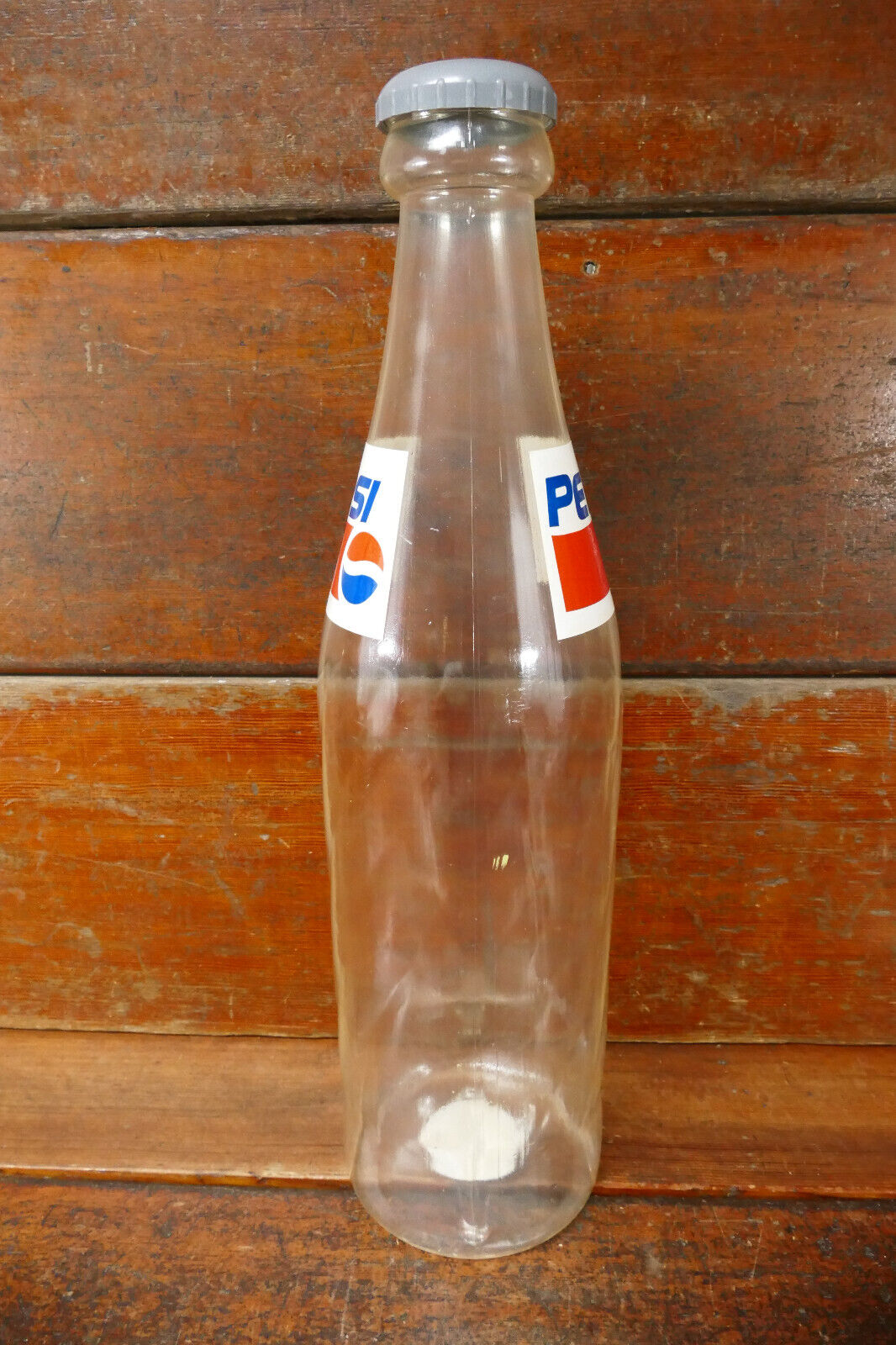 Vintage GIANT Pepsi Cola Plastic Soda Bottle Advertising Coin Bank - 24” Tall thumbnail