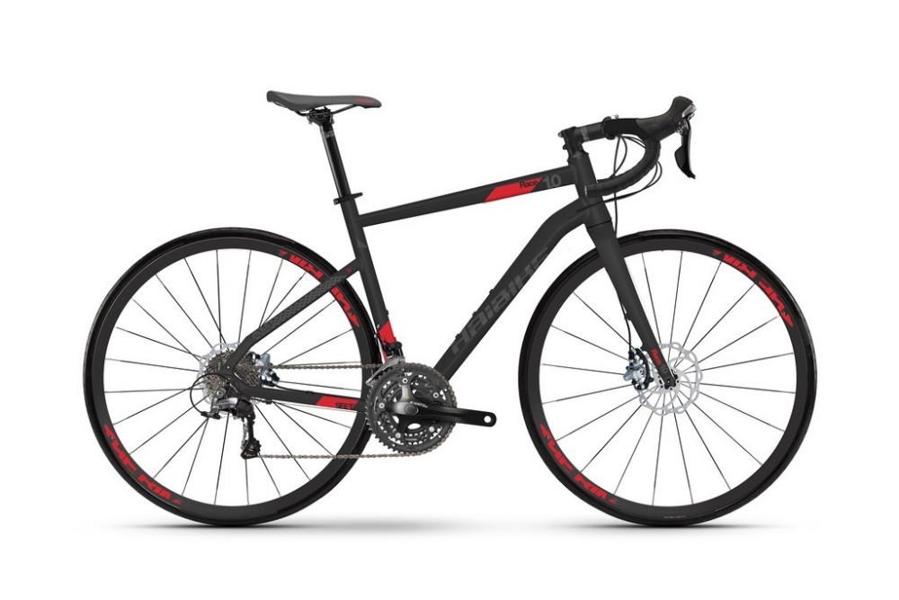 Haibike Seet Race 1.0 28 Zoll 24 Gang Claris 17 Schwarz Rot Matt Gr. XL