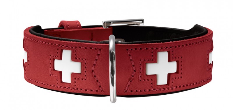 Dog Collar Hunter Swiss Red/Black (41-49 Cm)