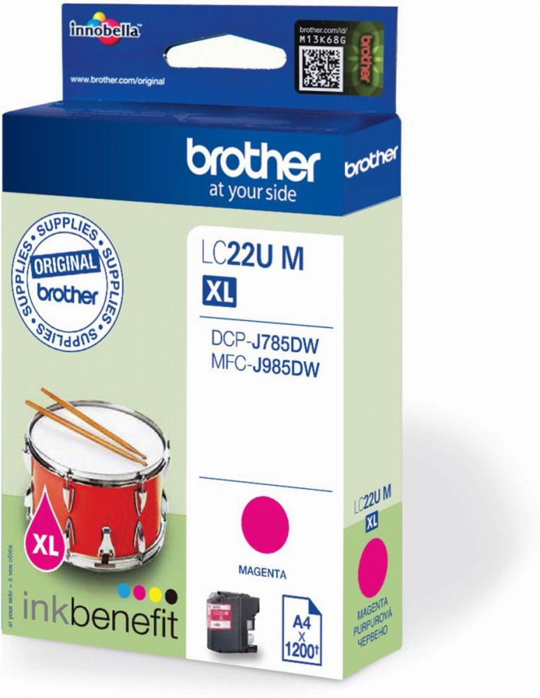 Brother LC22UM Magenta Original Ink Cartridge