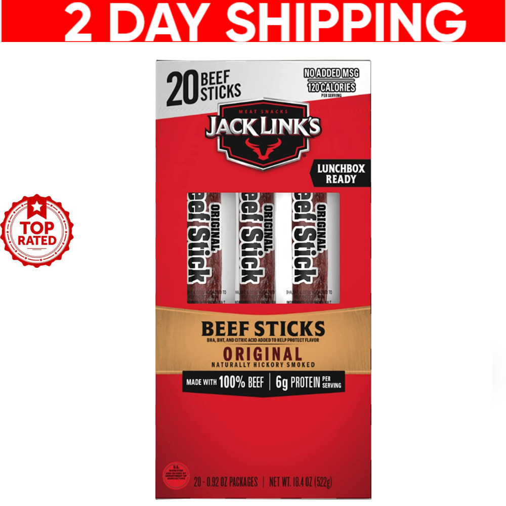 Jack Link's Original Beef Sticks (18.4 Oz., 20 Ct.) Free Shipping