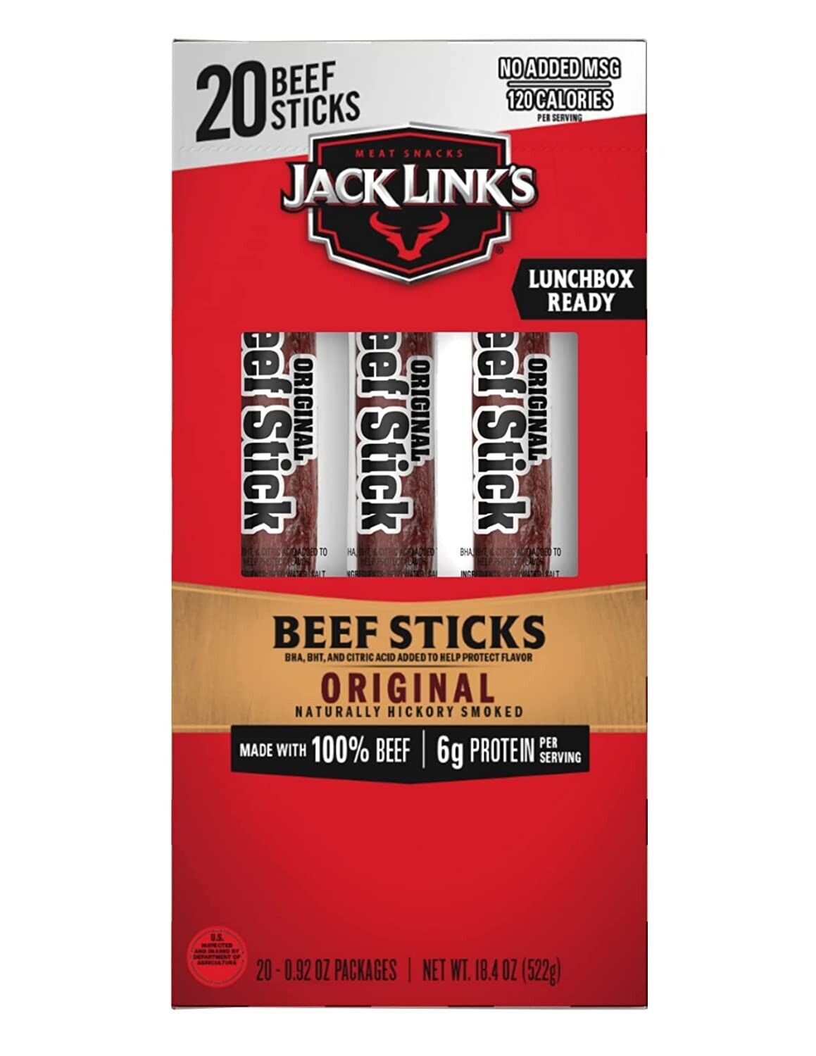 Jack Link's Original Beef Sticks (18.4 Oz., 20 Ct.) Free Shipping thumbnail