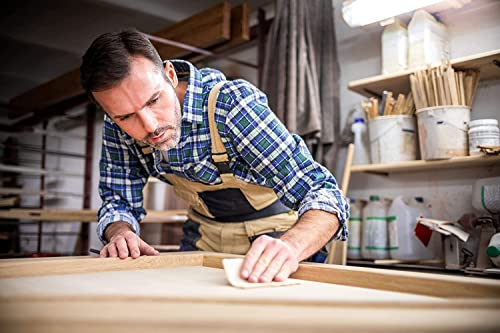 HAWERK Professional Sandpaper 45Pcs. Kit - 80-3000 Grit - Tear Resistant Sand Paper Sheets for Wood  Plastic  Metal and All Types of Surfaces