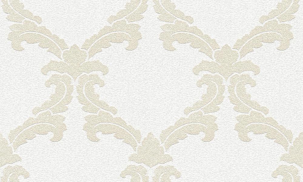 Pigment Quarzit Tapete Dekor: Granulat - Material: Vlies in WeiB, überstreichbar (Nr. 1507-3186)
