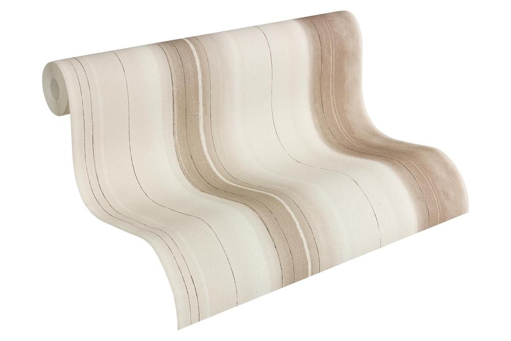Fioretto 2 Tapete - Material: Kompakt- Oder Strukturvinyl Auf Vlies in Beige, Braun (Nr. 1509-4723)