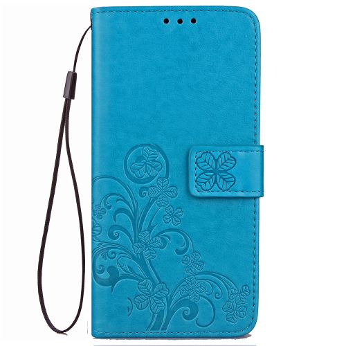 Housse étui En Cuir Lucky Grass Pour Sony X COMPACT - Bleu -4888