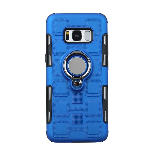 Housse étui Coque TPU Avec Support Pour Samsung Galaxy A8 Plus2018 - Bleu -3439