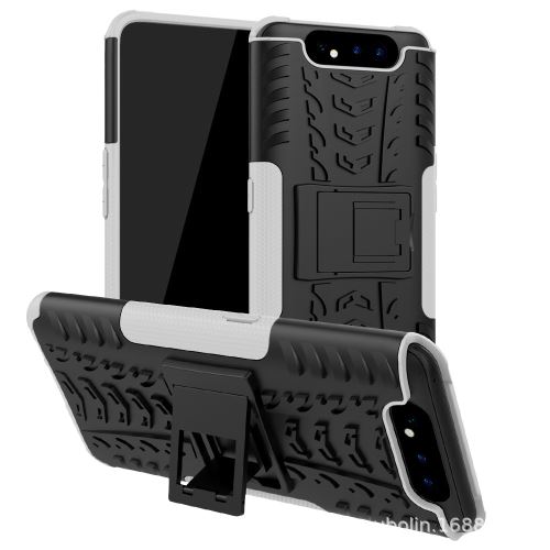 Housse étui Coque Portable Avec Support Pour Samsung Galaxy A9 - Blanc -4719