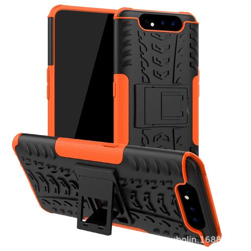 Housse étui Coque Portable Avec Support Pour Samsung Galaxy A9 - Orange -4722