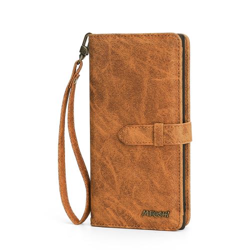Housse étui En Cuir Avec Poches Multiples Pour Apple iPhone 7 / 8 - Brun -2554