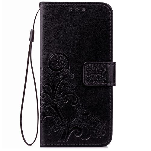 Housse étui En Cuir Lucky Grass Pour Sony XA Ultra / C6 - Noir -4890