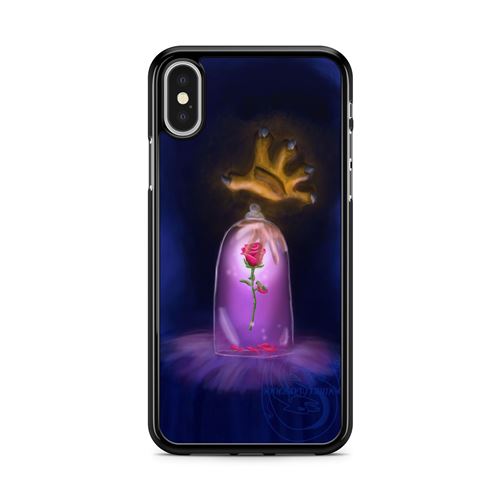 Coque Pour iPhone X / XS Silicone Belle Et La Bete Disney Ref 9318