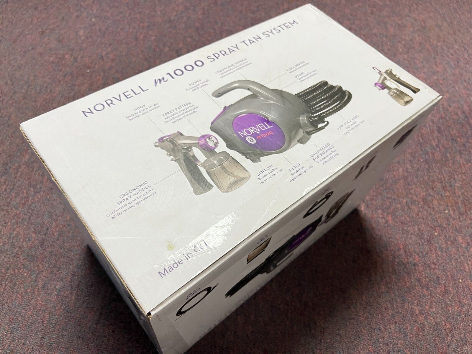 New Norvell M1000 Spray Tan System Mobile Sunless Tanning Set