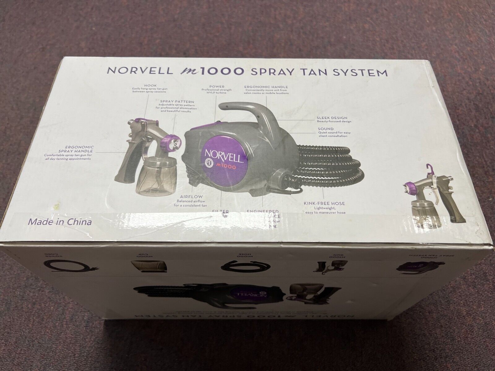 New Norvell M1000 Spray Tan System Mobile Sunless Tanning Set