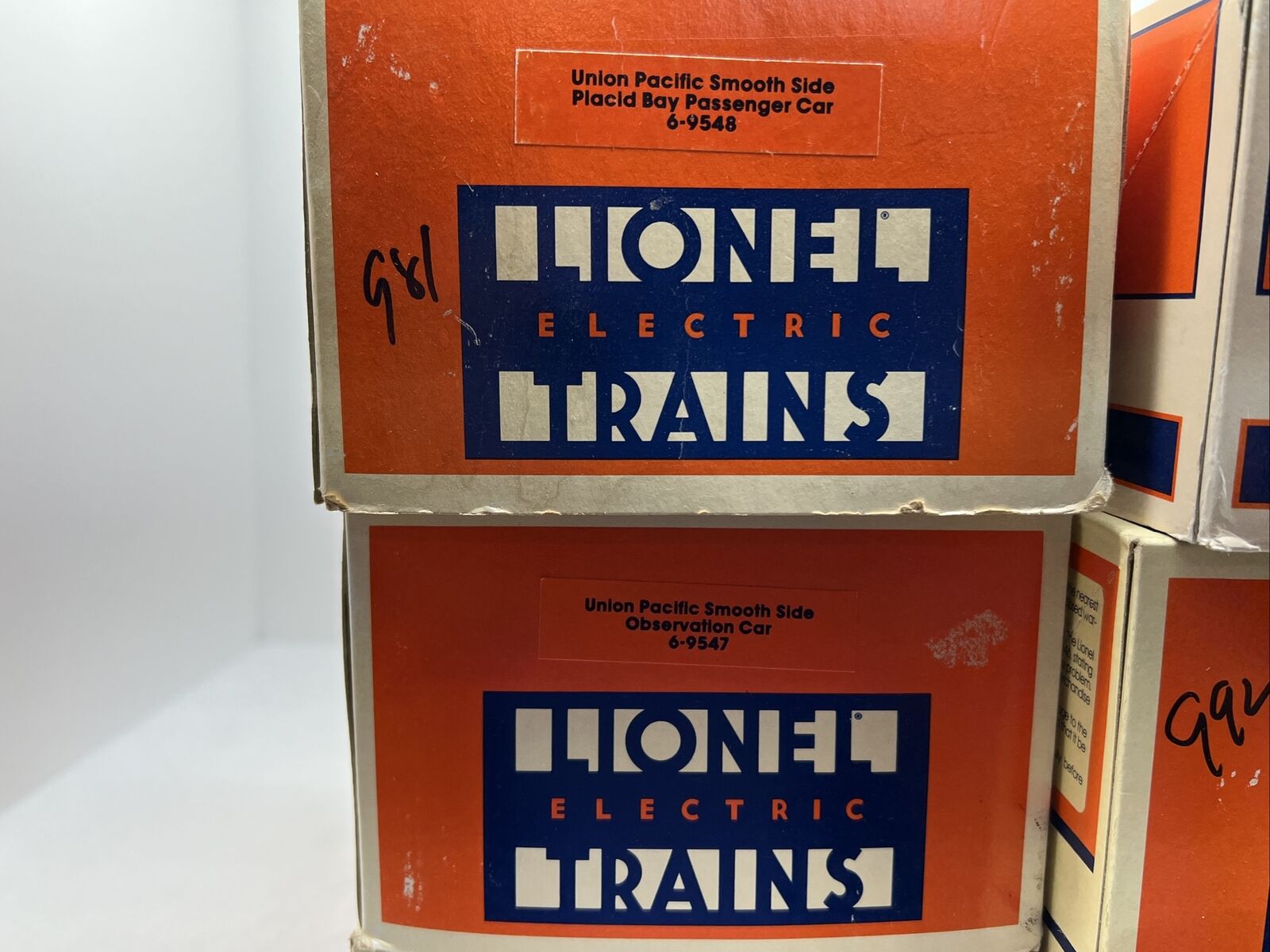 Lionel Union Pacific 15” Aluminum 8 Car Passenger Set O Used 6-9545-49 7210 up thumbnail