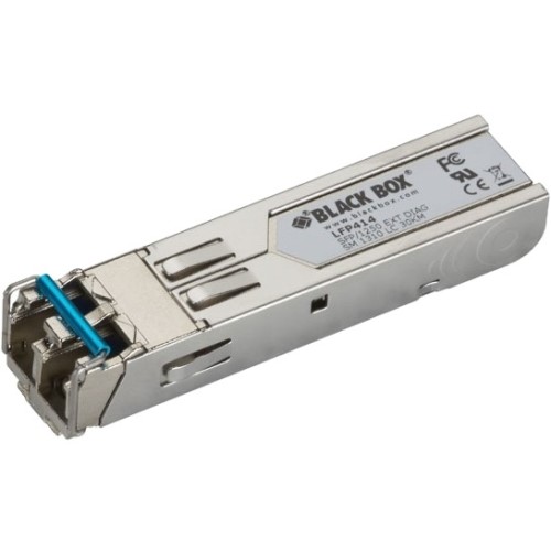 Black Box Network - LFP414 - Black Box SFP, 1250-Mbps Fiber with Extended Diagnostics, 1310-nm Single-Mode, LC, 30 Km -