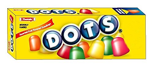 Dots Original Candy, Assorted Flavors, 2.25-Ounce Boxes (Pack of 24)