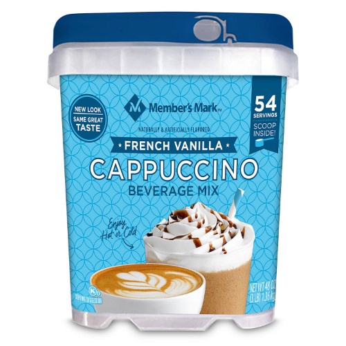 Member's Mark French Vanilla Cappuccino Beverage Mix (48 Oz.) Image