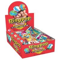Topps Ring Pop Twisted Fruit Pop Candy - 24 Pieces/pack