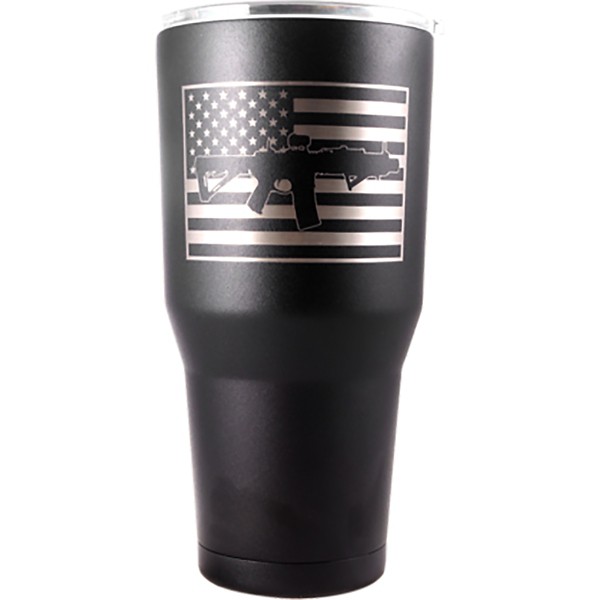 Black Rifle Coffee SBR Flag Logo Tumbler