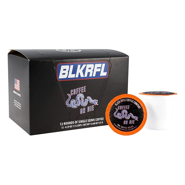 Black Rifle Coffee Company or Die Rounds Coffee