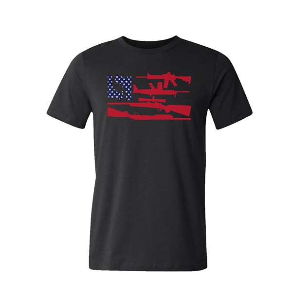 Men's Black Rifle Coffee Company Coffee Freedom Flag T-Shirt Medium Black