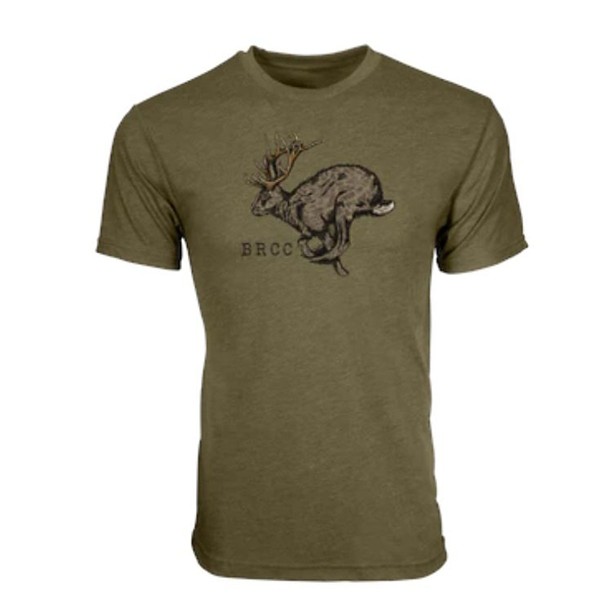 Men's Black Rifle Coffee Company Coffee BRCC Jackalope T-Shirt XLarge Multi Green
