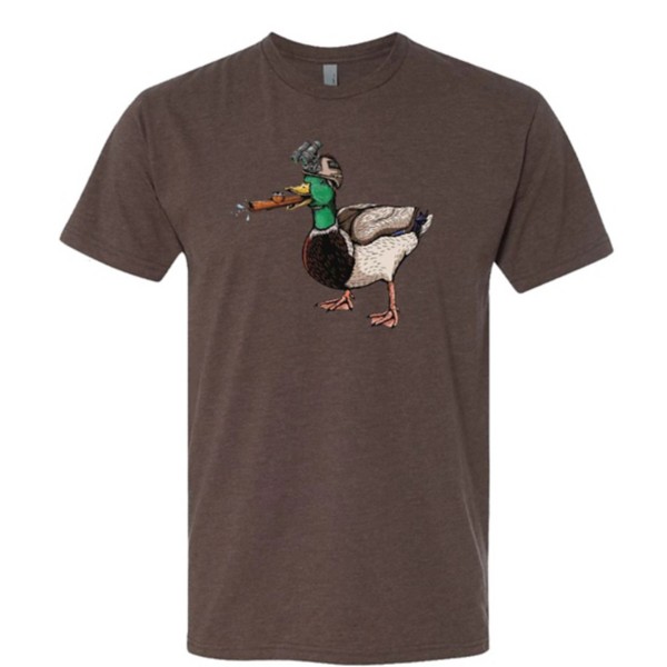 Men's Black Rifle Coffee Company Coffee Waterproof Kazoo Chicken T-Shirt 2XLarge Espresso