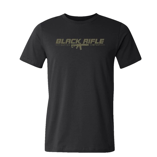Black Rifle Coffee Company Men's AR Short Sleeve Casual Shirt - Black XXL