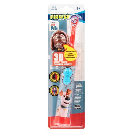 Firefly Kids! 3D Power Toothbrush Secret Life of Pets 1.0 Ea(pack of 3)