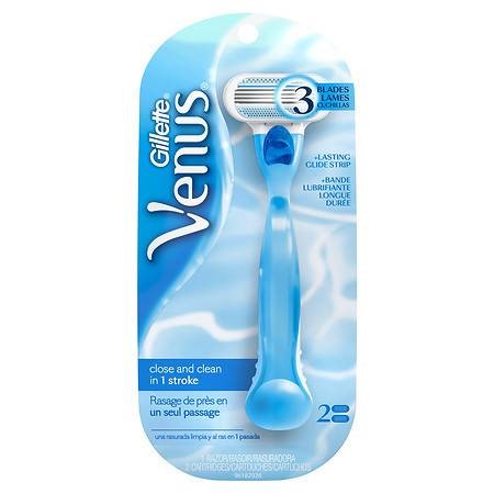 Gillette Venus Original Women's Razor 1 Razor Handle and 2 Razor Refills 1.0 Ea(pack of 4)