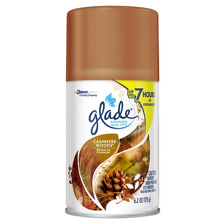 Glade Automatic Spray Refill Cashmere Woods 1.0 Ea(pack of 3)