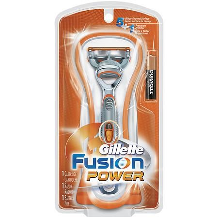 Gillette Fusion Power Razor and Cartridge 1.0 Ea(pack of 3)