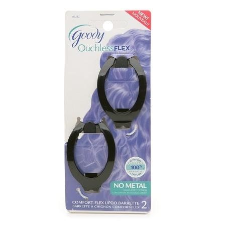Goody Ouchless Flex Comfort-Flex Updo Barrettes Small 1.0 Pair(pack of 6)